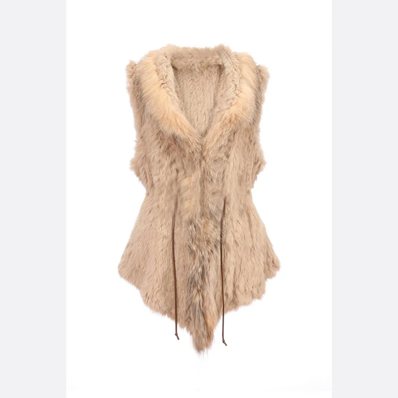 8 видов цветов для женщин из натуральной шапка с кремким мехом кролика жилеты