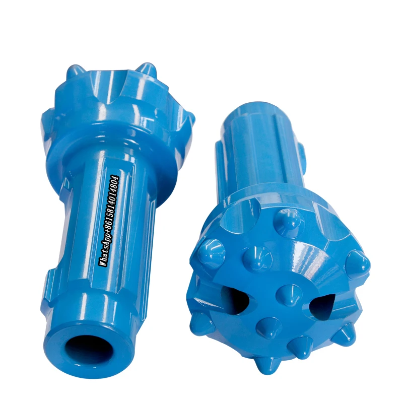 1pc DTH drill bit low wind pressure impactor Ore mining geological for high-speed rail subway tunnel rock drilling | Инструменты