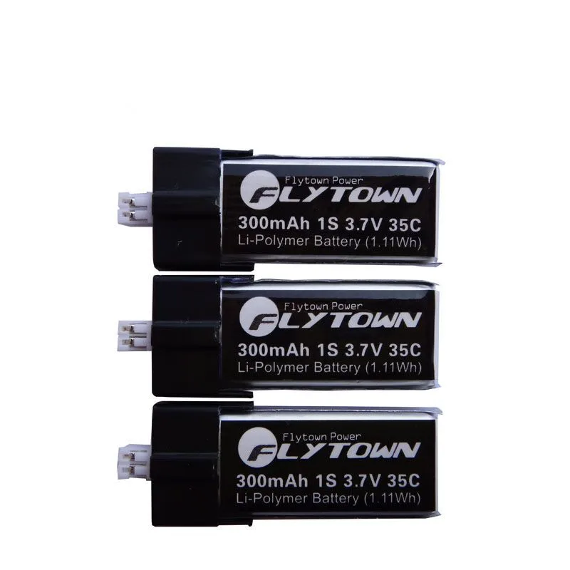 3 шт. литий полимерный аккумулятор flycity 300 мАч 7 В 35C 70C для E Flite Blade mCPX FBL100 Nano QX 3D