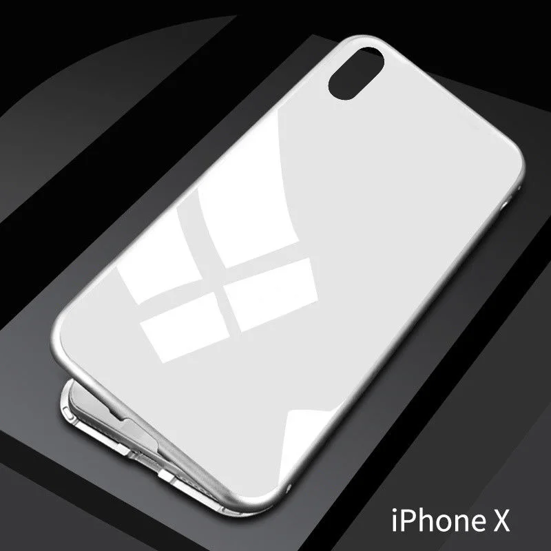 Высококачественный чехол для телефона Apple iPhone X/8 Plus/8/7 Plus/7 с магнитной адсорбцией