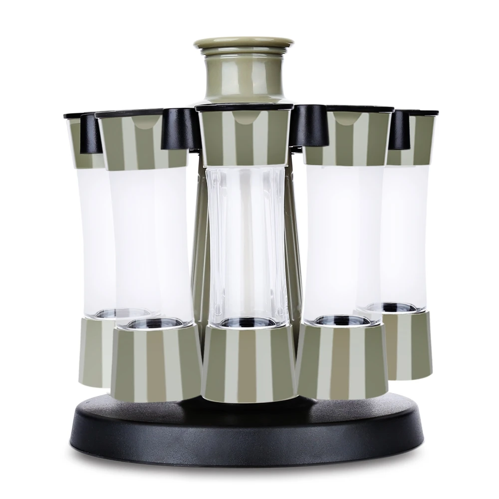 8 шт. пластиковая вращающаяся бутылка приправы для соуса кухонные