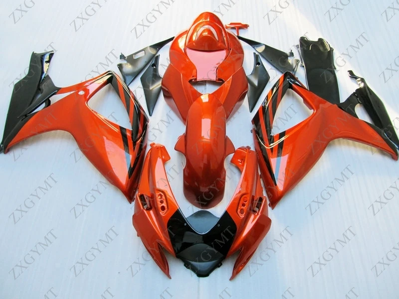 Мотоцикл обтекатель GSXR 600 2006-2007 K6 оранжевые черные Обтекатели для Suzuki GSXR750 2006 кузов GSX-R600 2007