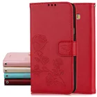 Цветочный кожаный чехол для samsung galaxy A8 A8 A7 A6 A5 2018 Plus 2017 2016 чехол на J6 J4 J8 J7 J5 J3 J120 J1 Mini Prime G531 S9