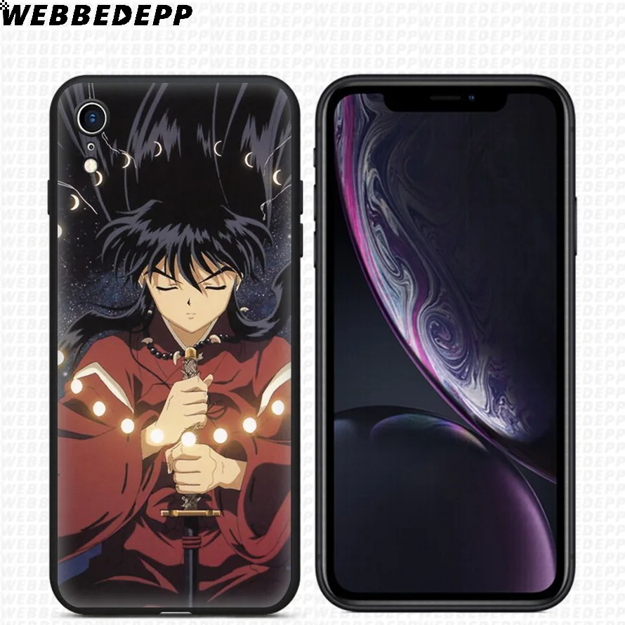 Мягкий силиконовый чехол WEBBEDEPP Anime Manga Inuyasha для iPhone 11 Pro Xr Xs Max X или 10 8 7 6 6S Plus 5 5S SE Case |