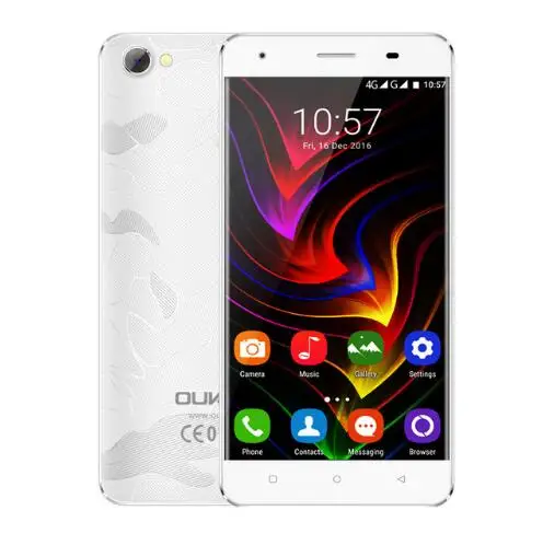 Белый Oukitel C5 Pro 5,0 ''HD MTK6737 четырехъядерный экран смартфон 2000 мАч мобильный телефон 2 Гб ram 16 Гб rom мобильные телефоны - Цвет: Белый