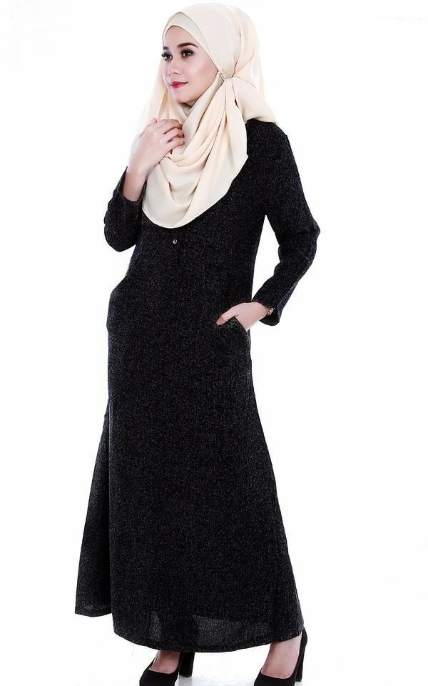 2017 высокое качество мусульманская abaya Женская одежда из Индонезии burqa qatar ОАЭ