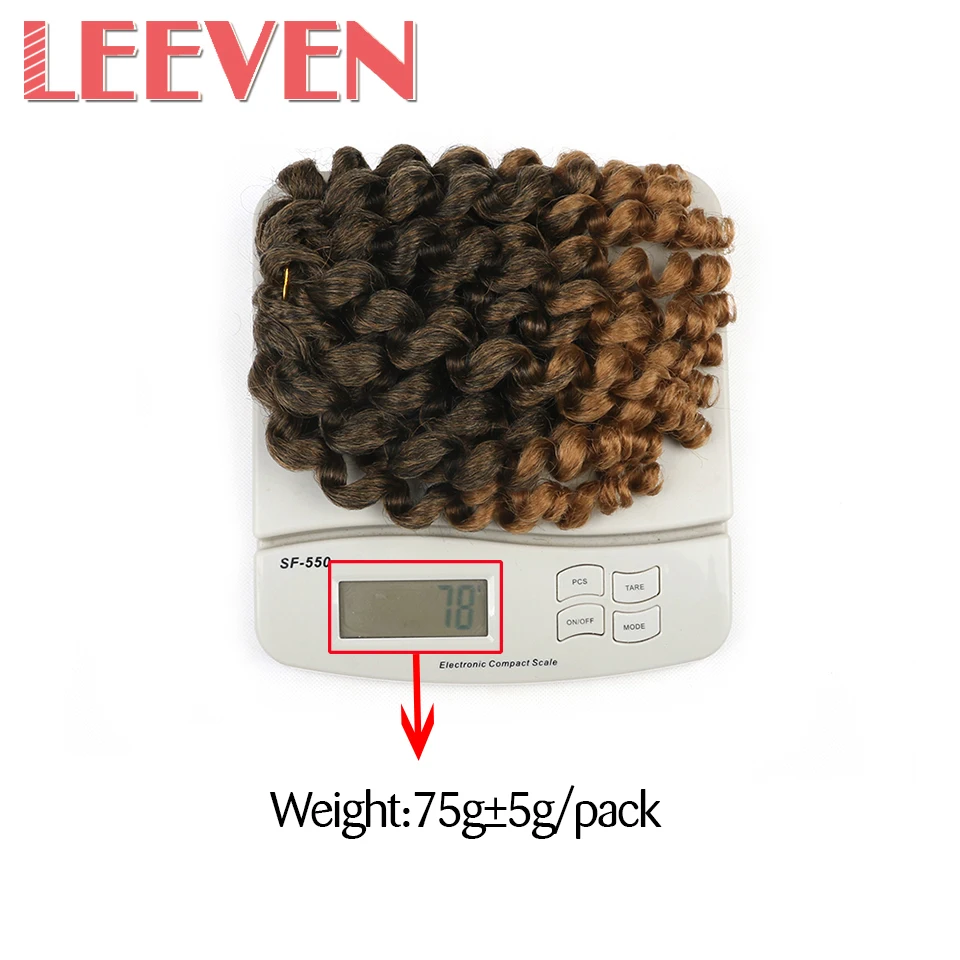 Косички Leeven 8 дюймов 75 г косички для вязания крючком японские африканские