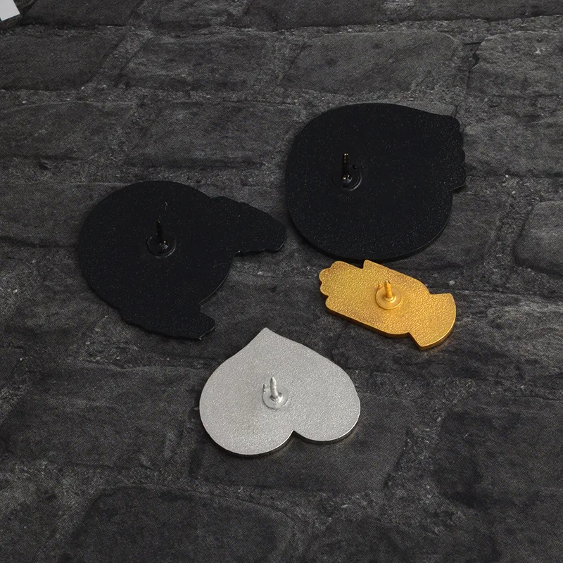 Броши Rock Череп скелета в стиле панк CD для мужчин унисекс модное ювелирное изделие