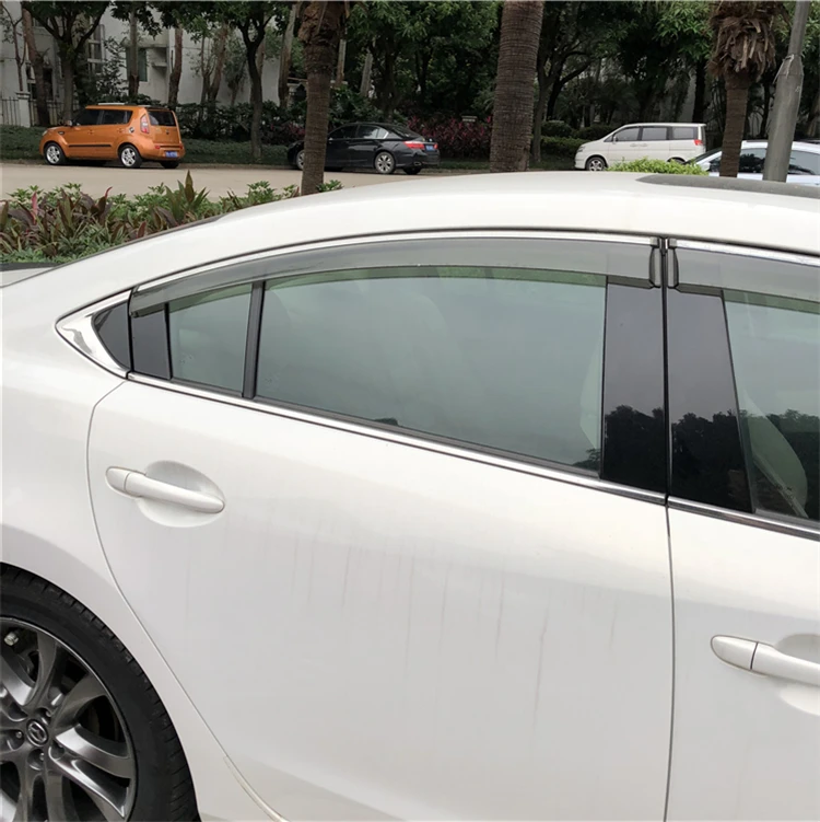 Пластиковый козырек для окна ATENZA дефлектор от солнца и дождя Mazda 6 автомобильные