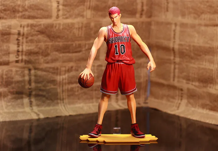 Аниме Slam Dunk Shohoku Sakuragi Hanamichi № 10 ПВХ экшн фигурки Баскетбол коллекционные предметы