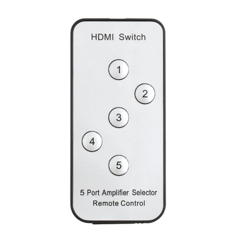 Мини 10%-85% RH 2,5 Гбит/с/250 МГц ИК-пульт 5 портов HDMI переключатель 5-в-1 5*1 Коммутатор HDMI сплиттер HDMI порт для HDTV 1080P Vedio