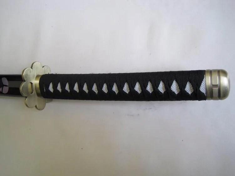 S1512 японский аниме ONE PIECE RORONOA ZORO SHUSUI BLACK меч ружье Металл 41 1&quot|black sword|anime one piecemetal black