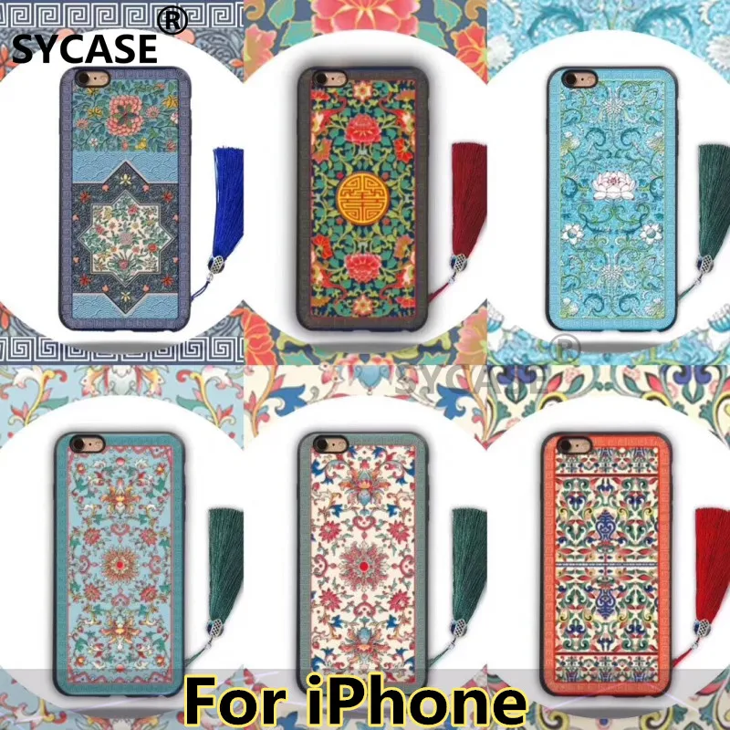 SYCASE Ретро Китайский стиль дворца цветок носить кисточкой Висячие украшения для