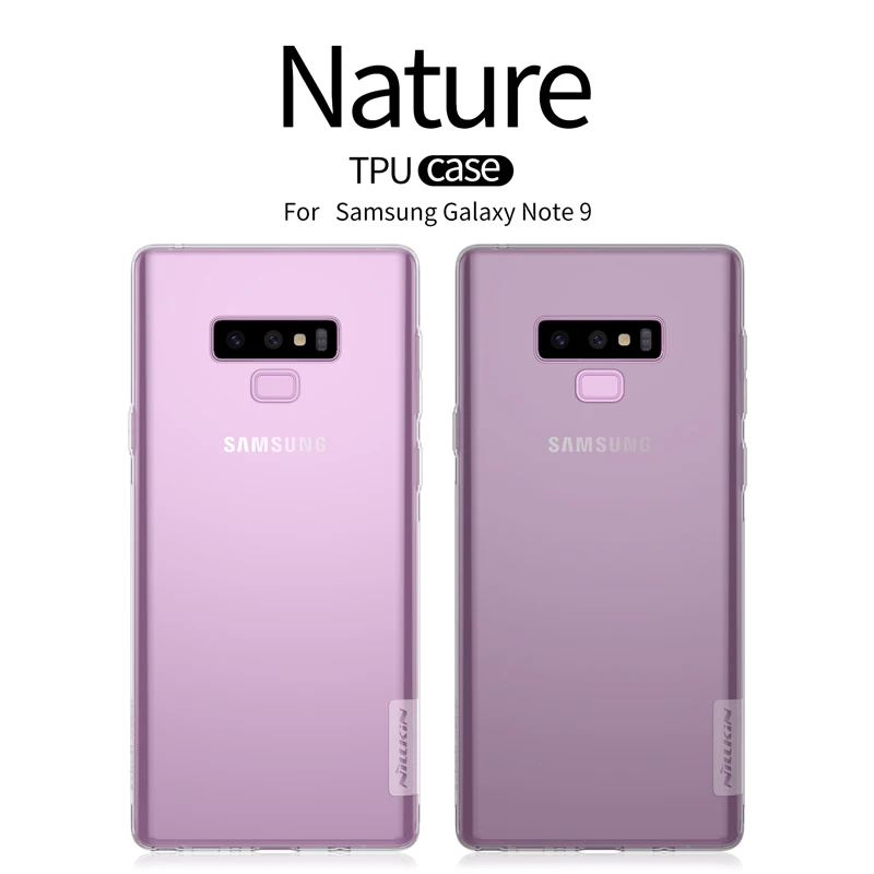 Чехол для Samsung Galaxy Note 8 9 чехол Nillkin Мягкие силиконовые ТПУ чехлы на заднюю панель