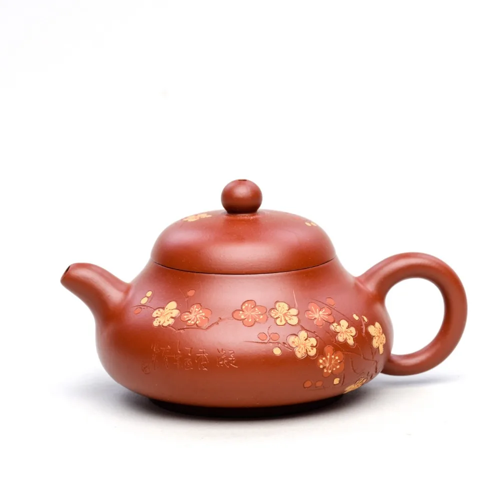 

170ml Zisha Teapot Yixing Genuine original purple clay famous master all handmade jade milk teapot Kung Fu tea kettle tea gift
