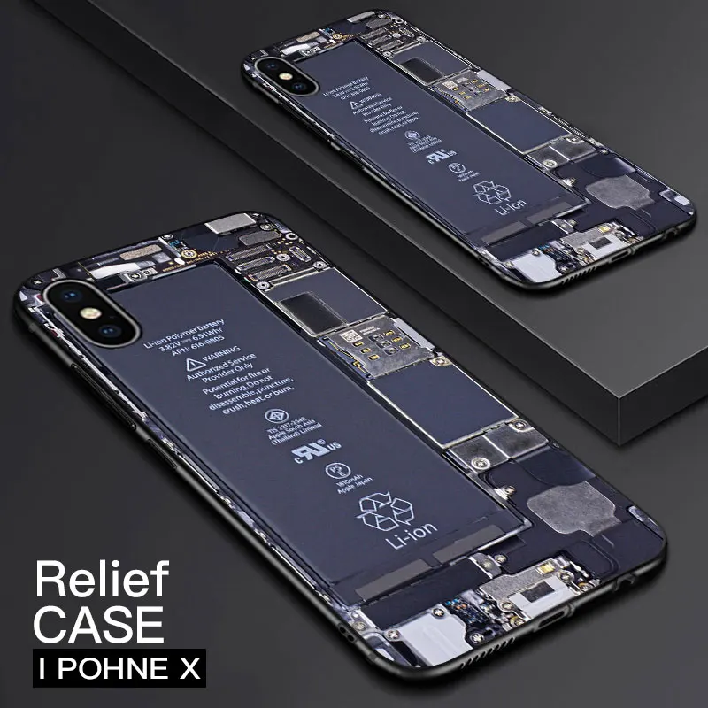 Для iPhone X Ретро 3D рельеф Мрамор Камера Тотем китайской культуры всемирного
