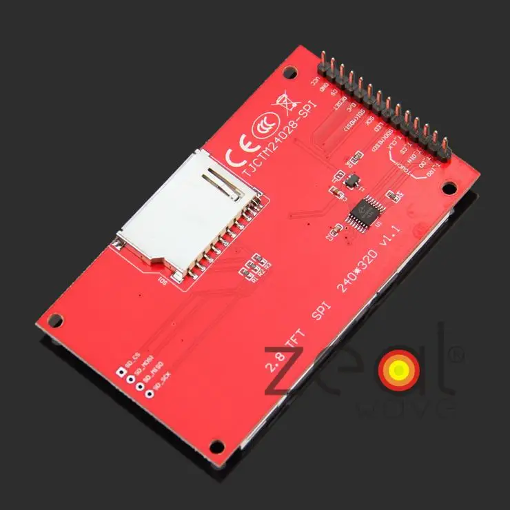 2 8 &quotдюйма 240x320 серийный Порты и разъёмы SPI TFT Экран ЖК-дисплей с Сенсорный экран