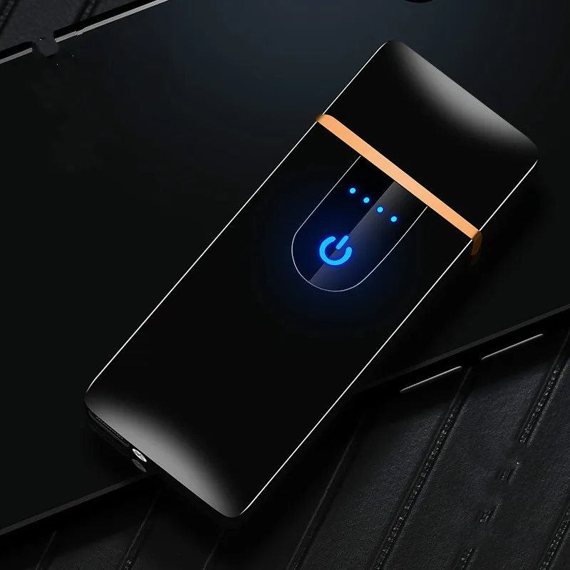 Горячая Распродажа ультра тонкая Wlectric Зажигалка металлическая ветрозащитная