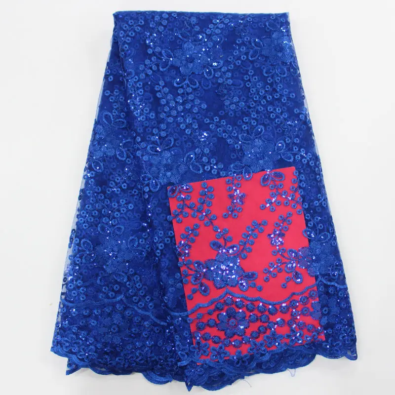 2018 горячая Распродажа Вышивка жаккард африканский гипюр Тюль Кружево Высокое
