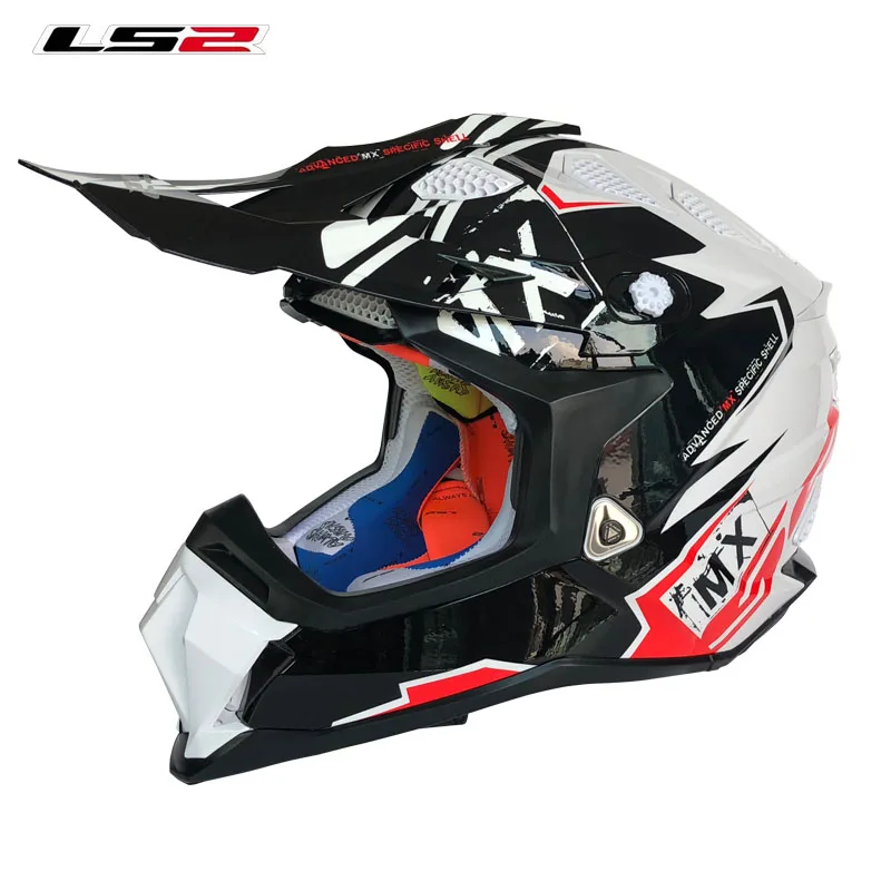 LS2 MX470 subverter шлемы для мотокросса шустрые ATV dirt bike racing enduro casco capacete внедорожный спортивный LS2 мотоциклетный шлем - Цвет: 9