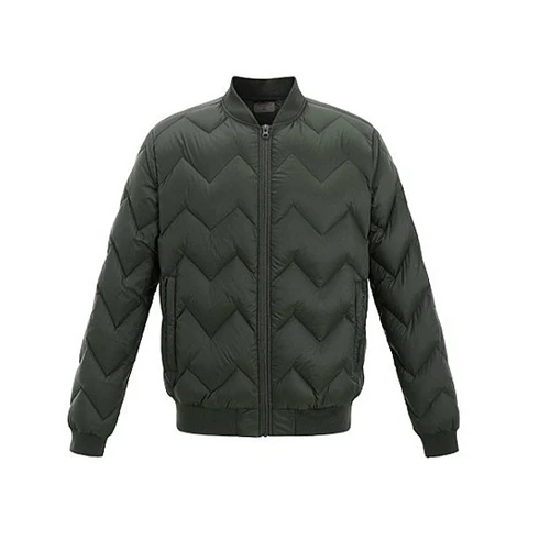 Dark Army Green Xiaomi ULeemark мужской пуховик бейсбольная куртка повседневная крутая куртка на молнии мульти карман ультра-светильник Теплый зимний верх пушистое пальто - Цвет: Dark Army Green
