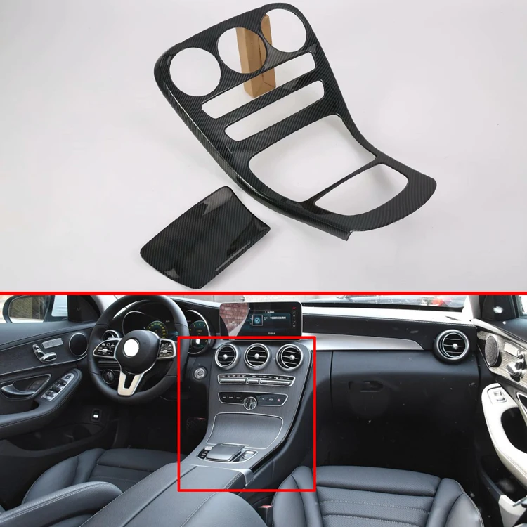 Панель переключения передач из АБС-пластика для Mercedes-Benz C-Class C180 C200 C260 C300 2019-2021 |