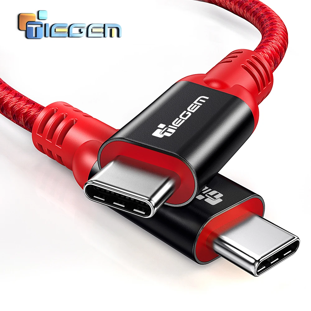 Кабель зарядный TIEGEM USB Type C с поддержкой быстрой зарядки и шнуром 3 1|Кабели для