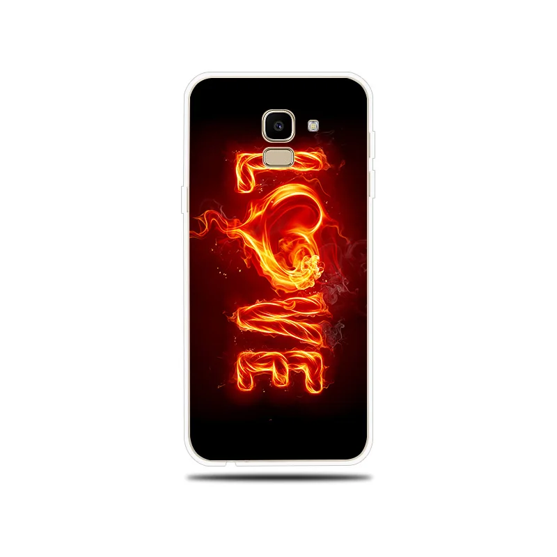 Пламя огонь по образцу силиконовая чехол для телефона Samsung Galaxy J1 Mini J2 Pro J3 J5 J7 Prime 2017