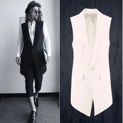 2021 Новое поступление платья без рукавов костюм для Для мужчин Slim Fit s жилет
