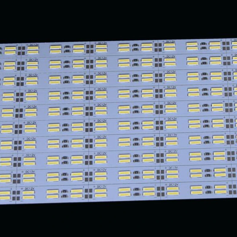 Fanlive 100 шт * см высокий яркий двухрядный 8520 DC 12V 120 светодиодный S SMD 35 Вт/м