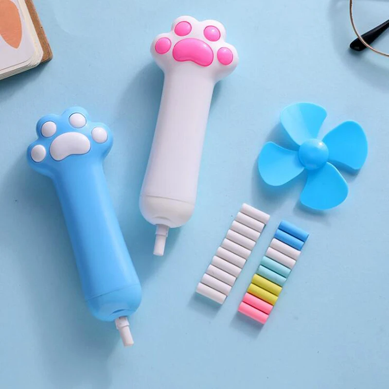 Kawaii, милый Электрический Ластик hello kitty и Cat, подарок для девочки, мультяшный Электрический ластик, ручка, коррекция, ластик