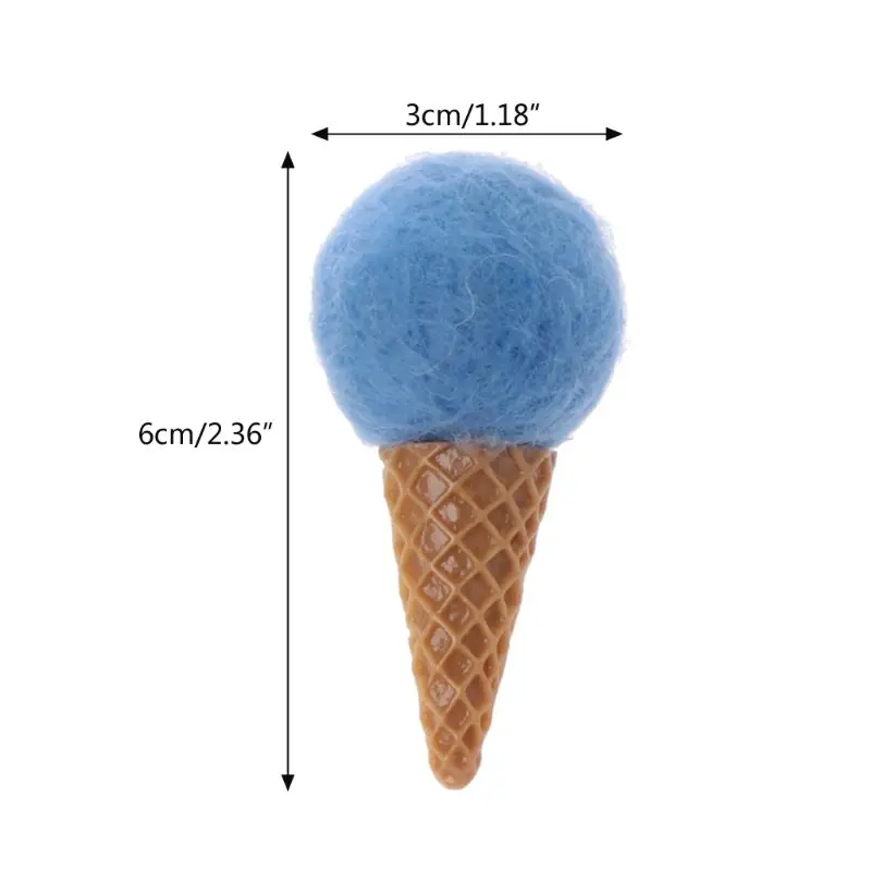 

Newborn Felt Ice Cream Props Tiny Baby Girl Boy Photo Shoot Handmade Felt Photography Props Accessories New