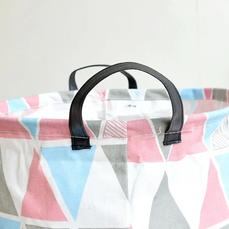 2017 Горячие ретро геометрический узор корзина для хранения складной