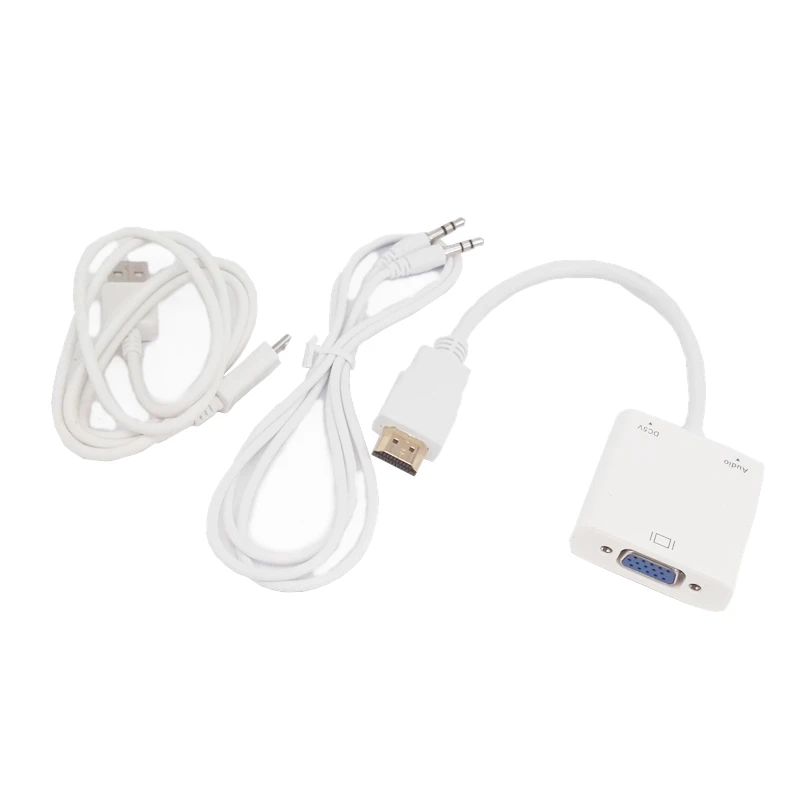 Кабель адаптер RASPBERRY PI для видеосъемки с HDMI в VGA есть аудио интерфейс и внешний