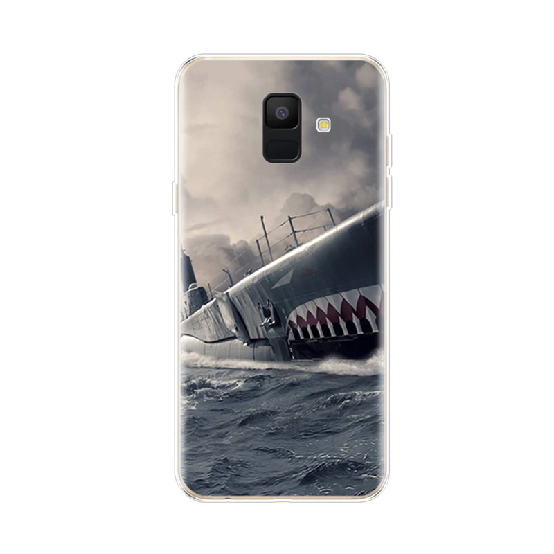 Силиконовый чехол для телефона Samsung Galaxy A6 2018 Dual SIM SM A600 A600F мягкая задняя крышка из