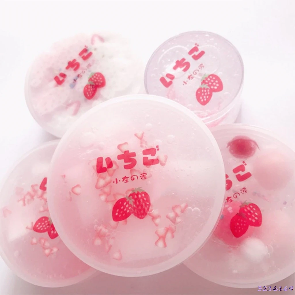 Круглый Slime пены мяч DIY печать суда контейнеры для хранения Организатор