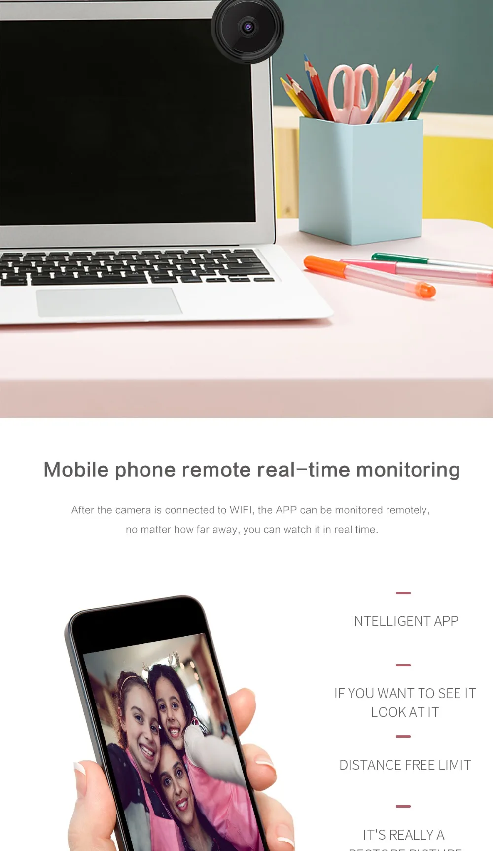 Wifi IP мини-камера, беспроводная инфракрасная камера для тела, ночное видение, обнаружение движения, мини DV, диктофон, 1080 P, HD камера