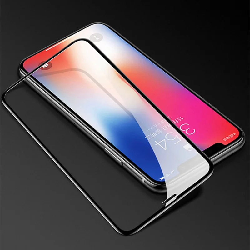 5 штук закалённое защитное стекло на iphone x X защита экрана пленка стекла