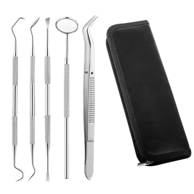 1 Set Dental Mirror Stainless Steel Tool Mouth Kit Instrument Pick Dentist Prepare #291488 | Красота и здоровье
