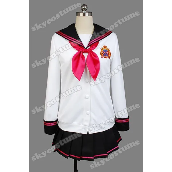 Школьная форма для девочек платье косплея на Хеллоуин женский полный комплект