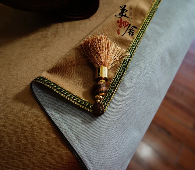 Новый монохромный кофейный столик в европейском стиле для холодильника скатерть