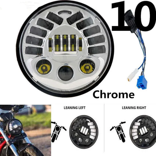 7 &quotсветодиодный светильник для Harley moto rcycle Moto проектор светодиодный фара H4