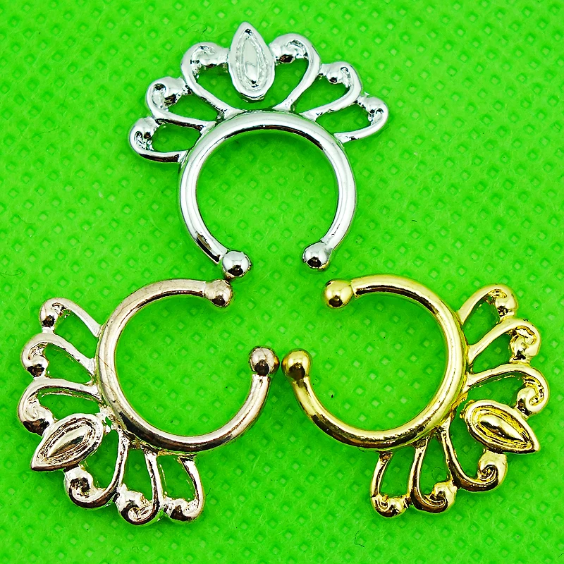 Кольцо для носа из нержавеющей стали 3 цвета|body jewelry|nose ringnose stud |