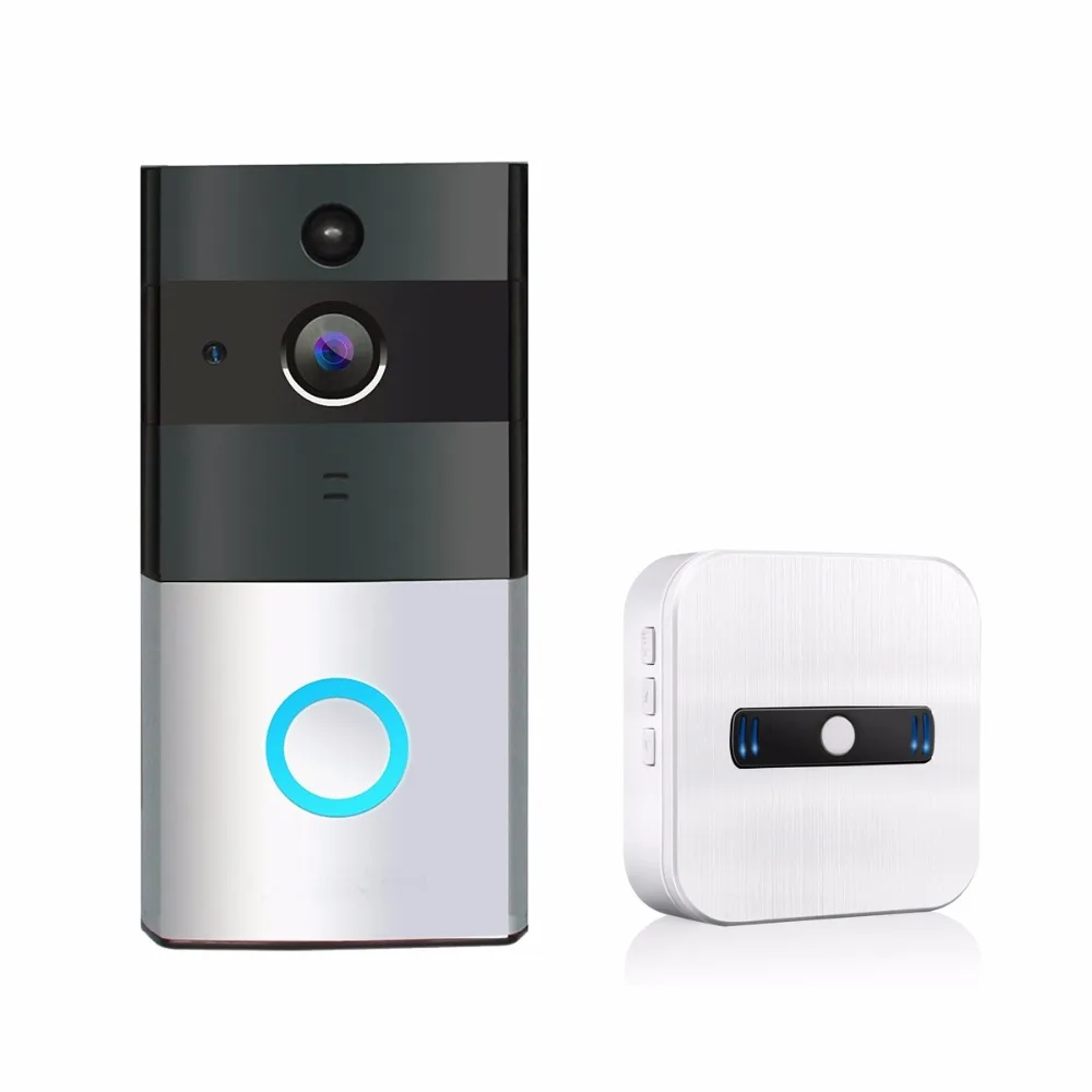 Wi Fi включить видео дверной звонок беспроводной 1 крытый Chime 720P HD Wide Angel дверь