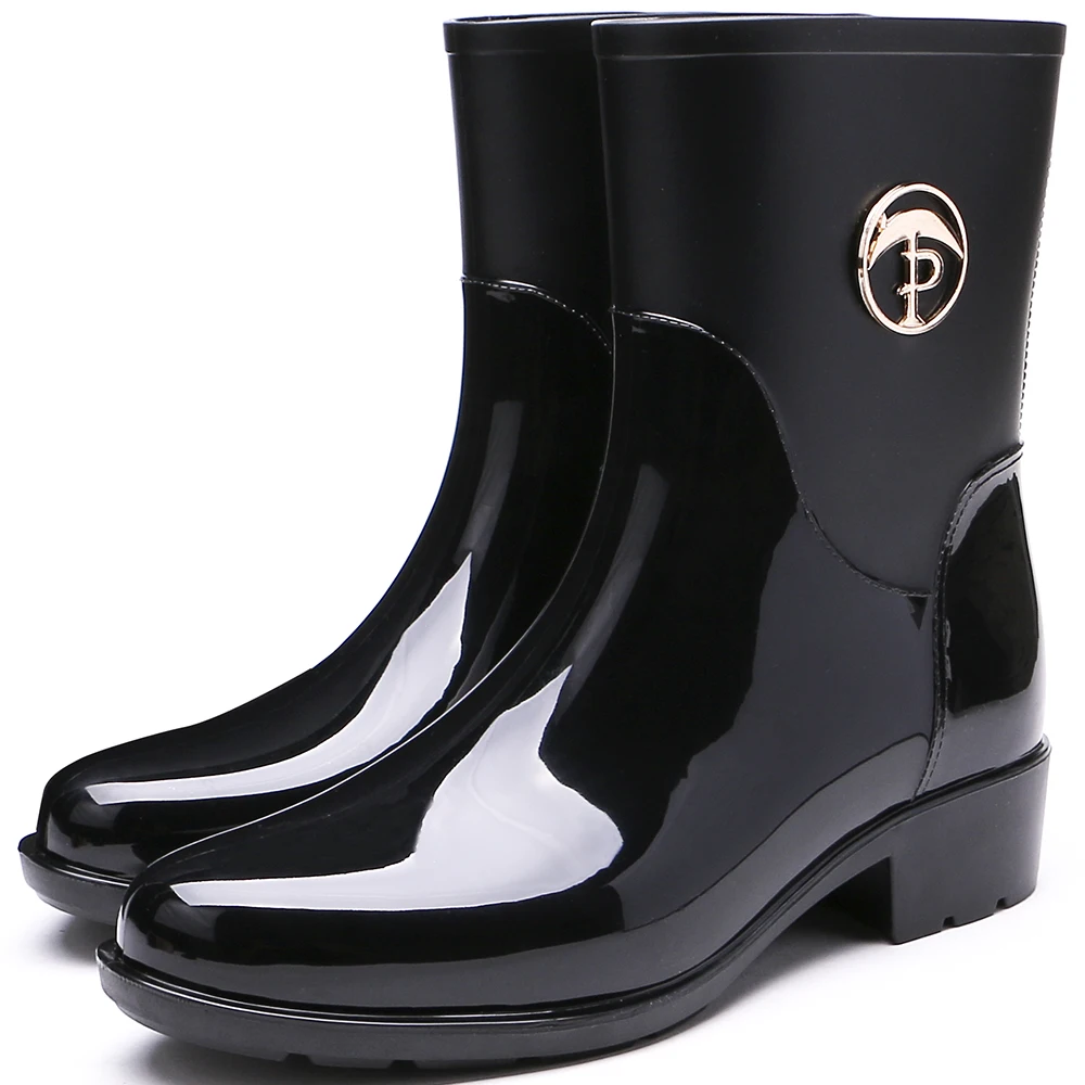 TONGPU новый дизайн глянцевая и матовая отделка женские полусапожки