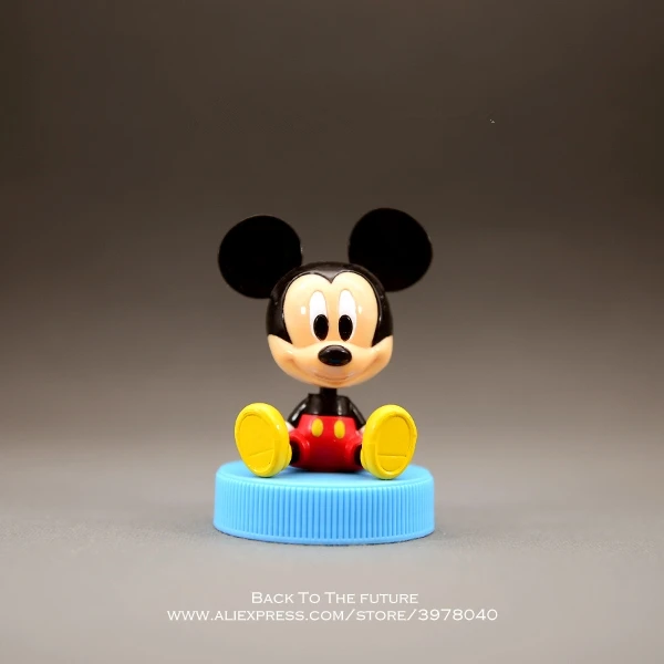 Disney Микки Мышь 8 5 см сидя фигурку положения аниме украшения коллекции фигурка