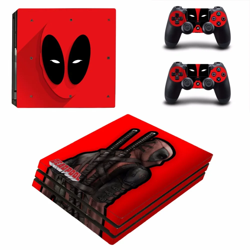 ARRKEO супер герой Дэдпул Marvel виниловая Обложка Наклейка PS4 Pro Кожа для playstation 4