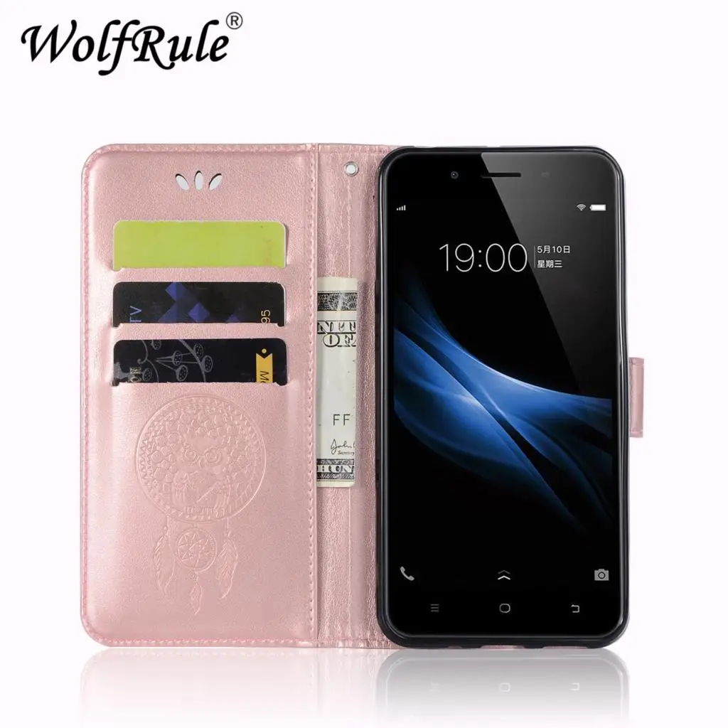 WolfRule крышка VIVO V5 Чехол Флип кожаный чехол для Стильный мягкий телефона кошелек V5s