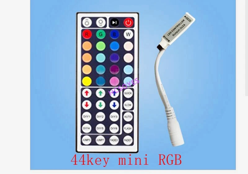 24key/44key двухголовый Инфракрасный USB беспроводной мини ИК РЧ пульт дистанционного управления RGB светодиодный DC5V-24V одной карты для ws2812b 5050 полосы