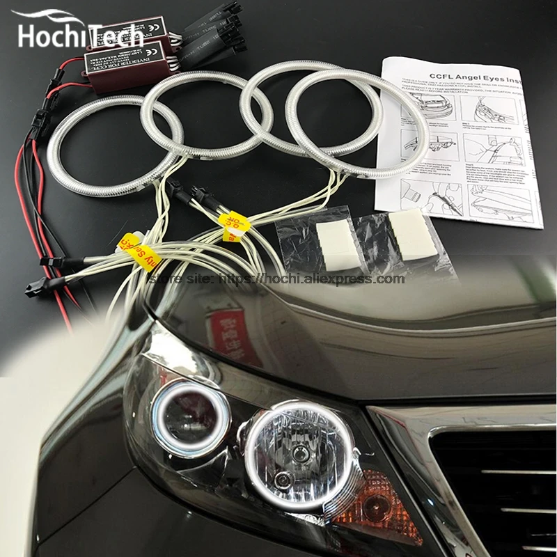 Комплект с ангельскими глазами HochiTech для Kia Sportage 2011 2012 2013 2014|headlight tint|illuminated